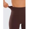 imageCRZ YOGA Super High Waisted Butterluxe Womens Biker Shorts 6 Inches  Buttery Soft Workout Yoga Over BellyTaupe