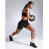 imageCRZ YOGA Women Butterbreeze Athletic Biker Shorts 4 Inches  Workout Gym Running Volleyball Yoga High Waisted SpandexBlack