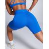 imageCRZ YOGA Women Butterbreeze Athletic Biker Shorts 6 Inches  High Waist Workout Gym Running Volleyball Yoga SpandexSparkle Blue