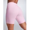 imageCRZ YOGA Women Butterbreeze Athletic Biker Shorts 6 Inches  High Waist Workout Gym Running Volleyball Yoga SpandexStrawberry Pink