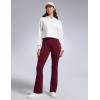 imageCRZ YOGA Women Butterbreeze High Waist Flare Pants 32  Casual Yoga Dress Bootcut Wide LegRed Merlot