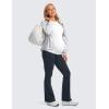 imageCRZ YOGA Women Butterluxe Maternity Flare Leggings with Pockets 31quot  Workout Active Yoga Pregnancy Pants Over The Belly SoftTrue Navy