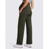 imageCRZ YOGA Women Butterluxe Maternity Wide Leg Pants with Pockets 315quot  Over The Belly Workout Yoga Lounge PregnancyOlive Green