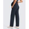 imageCRZ YOGA Women Butterluxe Maternity Wide Leg Pants with Pockets 315quot  Over The Belly Workout Yoga Lounge PregnancyTrue Navy
