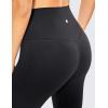 imageCRZ YOGA Women Naked Feeling Yoga Pants 25 Inches  78 High Waisted Workout LeggingsBlack
