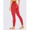 imageCRZ YOGA Women Naked Feeling Yoga Pants 25 Inches  78 High Waisted Workout LeggingsCrimson