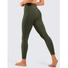 imageCRZ YOGA Women Naked Feeling Yoga Pants 25 Inches  78 High Waisted Workout LeggingsDark Olive