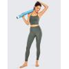 imageCRZ YOGA Women Naked Feeling Yoga Pants 25 Inches  78 High Waisted Workout LeggingsGrey Sage