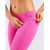 imageCRZ YOGA Women Naked Feeling Yoga Pants 25 Inches  78 High Waisted Workout LeggingsHibiscus Purple