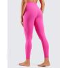 imageCRZ YOGA Women Naked Feeling Yoga Pants 25 Inches  78 High Waisted Workout LeggingsHibiscus Purple