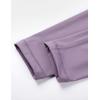 imageCRZ YOGA Women Naked Feeling Yoga Pants 25 Inches  78 High Waisted Workout LeggingsMatt Purple