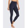 imageCRZ YOGA Women Naked Feeling Yoga Pants 25 Inches  78 High Waisted Workout LeggingsNavy