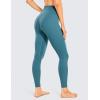 imageCRZ YOGA Women Naked Feeling Yoga Pants 25 Inches  78 High Waisted Workout LeggingsStone Washed Indigo