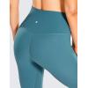 imageCRZ YOGA Women Naked Feeling Yoga Pants 25 Inches  78 High Waisted Workout LeggingsStone Washed Indigo