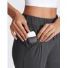 imageCRZ YOGA Womens 4Way Stretch Ankle Golf Pants 78 Casual Dress Work Athletic Travel Workout Sweatpants with PocketsInk Gray