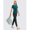 imageCRZ YOGA Womens 4Way Stretch Ankle Golf Pants 78 Casual Dress Work Athletic Travel Workout Sweatpants with PocketsMelanite