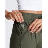 imageCRZ YOGA Womens 4Way Stretch Ankle Golf Pants 78 Casual Dress Work Athletic Travel Workout Sweatpants with PocketsOlive Green