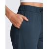 imageCRZ YOGA Womens 4Way Stretch Ankle Golf Pants 78 Casual Dress Work Athletic Travel Workout Sweatpants with PocketsTrue Navy
