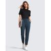 imageCRZ YOGA Womens 4Way Stretch Ankle Golf Pants 78 Casual Dress Work Athletic Travel Workout Sweatpants with PocketsTrue Navy