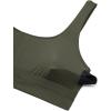 imageCRZ YOGA Womens Bikini Tops Scoop Neck Bathing Suit Supportive Modest Swimsuit Wide Straps Sports Bra PaddedDark Olive
