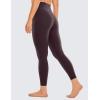 imageCRZ YOGA Womens Brushed Naked Feeling Workout Leggings 25quot  High Waisted Gym Compression Tummy Control Yoga PantsArctic Plum