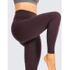 imageCRZ YOGA Womens Brushed Naked Feeling Workout Leggings 25quot  High Waisted Gym Compression Tummy Control Yoga PantsArctic Plum