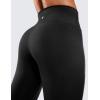 imageCRZ YOGA Womens Brushed Naked Feeling Workout Leggings 25quot  High Waisted Gym Compression Tummy Control Yoga PantsBlack