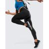 imageCRZ YOGA Womens Brushed Naked Feeling Workout Leggings 25quot  High Waisted Gym Compression Tummy Control Yoga PantsBlack