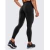 imageCRZ YOGA Womens Brushed Naked Feeling Workout Leggings 25quot  High Waisted Gym Compression Tummy Control Yoga PantsBlack