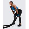 imageCRZ YOGA Womens Brushed Naked Feeling Workout Leggings 25quot  High Waisted Gym Compression Tummy Control Yoga PantsBlack