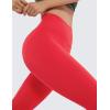 imageCRZ YOGA Womens Brushed Naked Feeling Workout Leggings 25quot  High Waisted Gym Compression Tummy Control Yoga PantsCrimson