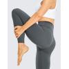 imageCRZ YOGA Womens Brushed Naked Feeling Workout Leggings 25quot  High Waisted Gym Compression Tummy Control Yoga PantsDark Carbon