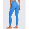 imageCRZ YOGA Womens Brushed Naked Feeling Workout Leggings 25quot  High Waisted Gym Compression Tummy Control Yoga PantsHazy Blue