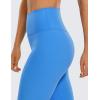 imageCRZ YOGA Womens Brushed Naked Feeling Workout Leggings 25quot  High Waisted Gym Compression Tummy Control Yoga PantsHazy Blue