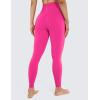 imageCRZ YOGA Womens Brushed Naked Feeling Workout Leggings 25quot  High Waisted Gym Compression Tummy Control Yoga PantsHibiscus Purple