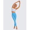 imageCRZ YOGA Womens Brushed Naked Feeling Workout Leggings 25quot  High Waisted Gym Compression Tummy Control Yoga PantsSerenity Blue