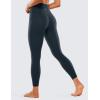 imageCRZ YOGA Womens Brushed Naked Feeling Workout Leggings 25quot  High Waisted Gym Compression Tummy Control Yoga PantsTrue Navy