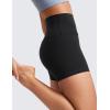 imageCRZ YOGA Womens Butterluxe Biker Shorts 4  High Waisted Booty Workout Volleyball Yoga SpandexBlack