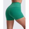 imageCRZ YOGA Womens Butterluxe Biker Shorts 4  High Waisted Booty Workout Volleyball Yoga SpandexCascadia Green