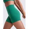 imageCRZ YOGA Womens Butterluxe Biker Shorts 4  High Waisted Booty Workout Volleyball Yoga SpandexCascadia Green
