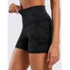 imageCRZ YOGA Womens Butterluxe Biker Shorts 4  High Waisted Booty Workout Volleyball Yoga SpandexDark Grey Camouflage 2