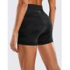 imageCRZ YOGA Womens Butterluxe Biker Shorts 4  High Waisted Booty Workout Volleyball Yoga SpandexDark Grey Camouflage 2