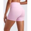 imageCRZ YOGA Womens Butterluxe Biker Shorts 4  High Waisted Booty Workout Volleyball Yoga SpandexVita Pink