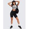 imageCRZ YOGA Womens Butterluxe Double Lined Short Sleeve Crop Tops Crew Neck Casual Workout TShirt Cute Basic TeeGull Gray