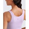 imageCRZ YOGA Womens Butterluxe Double Lined Workout Tank Tops Scoop Neck Racerback Cropped Casual Sleeveless ShirtLilac Air
