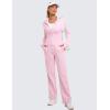 imageCRZ YOGA Womens Butterluxe Full Zip Workout Hoodie Jackets Slim Fit Hooded Athletic Yoga Lightweight Jacket with Thumb HolesPink Peony