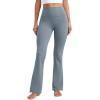 imageCRZ YOGA Womens Butterluxe High Waist Flare Pants 29quot  305quot  32quot  335quot  Yoga Bootcut Wide Leg with Pocket LoungeBelgian Blue