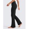 imageCRZ YOGA Womens Butterluxe High Waist Flare Pants 29quot  305quot  32quot  335quot  Yoga Bootcut Wide Leg with Pocket LoungeBlack