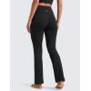 imageCRZ YOGA Womens Butterluxe High Waist Flare Pants 29quot  305quot  32quot  335quot  Yoga Bootcut Wide Leg with Pocket LoungeBlack