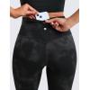 imageCRZ YOGA Womens Butterluxe High Waist Flare Pants 29quot  305quot  32quot  335quot  Yoga Bootcut Wide Leg with Pocket LoungeBlack Tie Dye Flowers